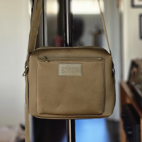 Dagne Dover Handbags - Dagne Dover Micah Neoprene Crossbody Bag Dark Moss